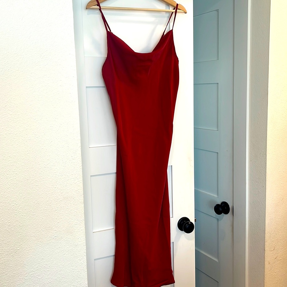 COPY - BNWT SUPESU Satin MIDI Slip Dress